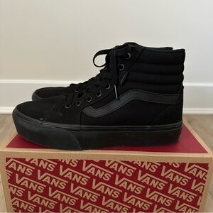 Vans High Top Platform Black